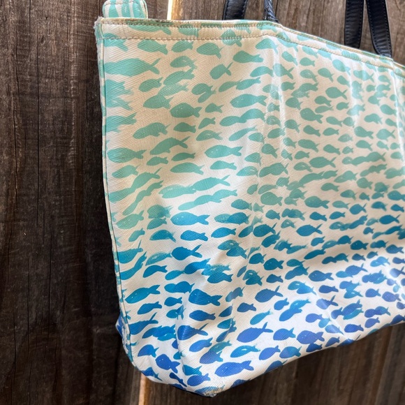 Kate Spade Large  Plenty of  Fish in the Sea tote - Picture 6 of 16